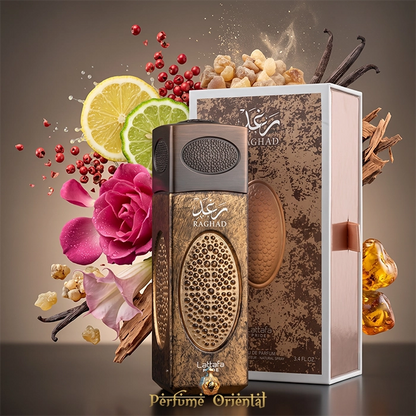 Raghad Lattafa Pride 100 Ml Con Caja, Rosa, Cítricos, Incienso Y Vainilla