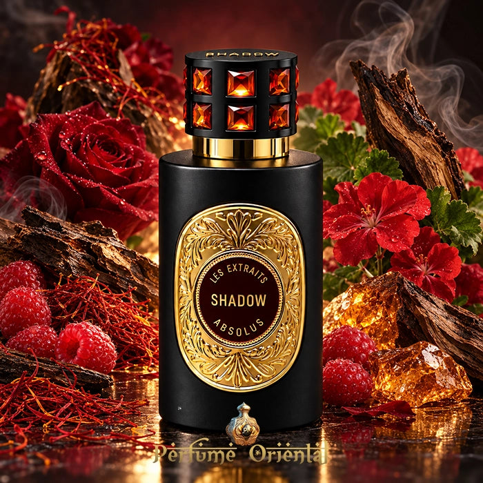Shadow French Avenue 60 ml rodeado de frambuesas, rosas, azafrán y madera de oud