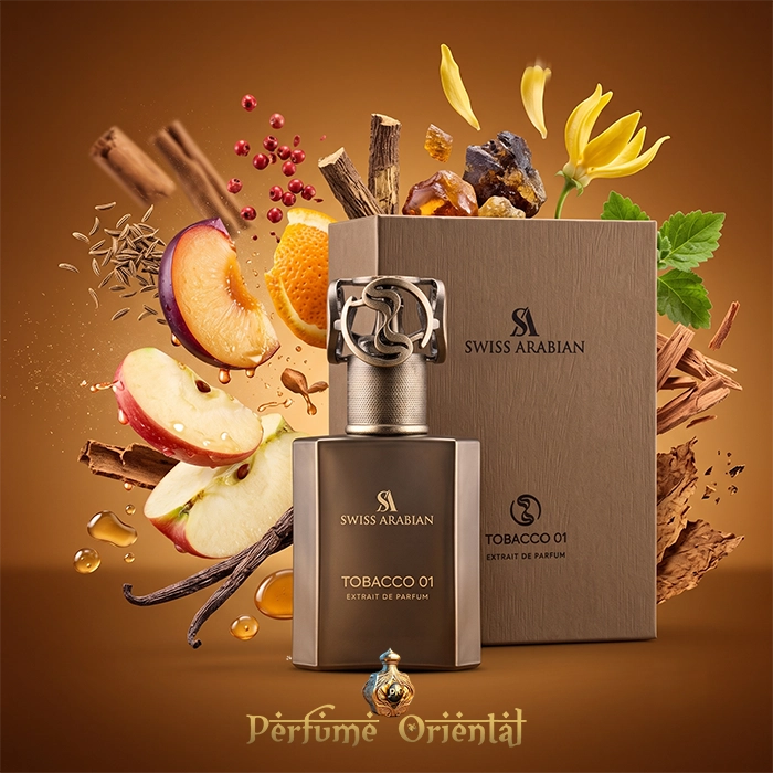 Tobacco 01 Swiss Arabian 50 Ml Con Caja, Tabaco, Miel, Vainilla Y Maderas