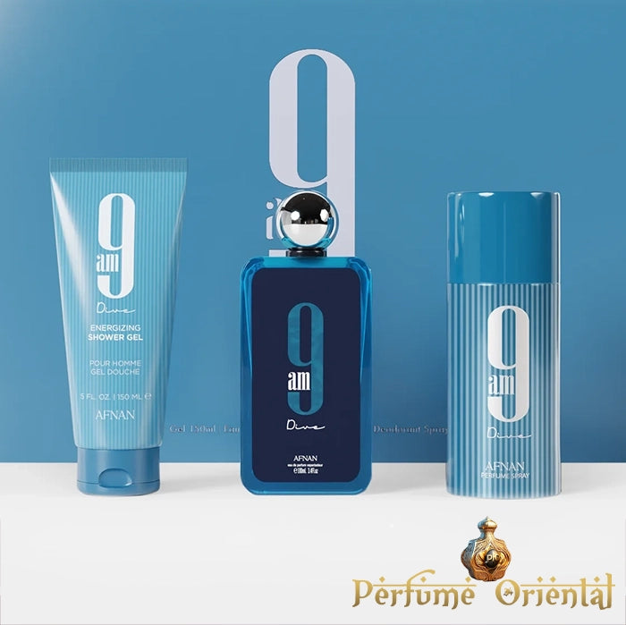 Perfume 9 AM DIVE-Gift Set-3pc-AFNAN