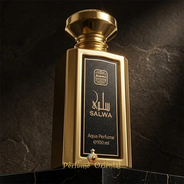 Salwa Naseem Perfume Arabe Sin Alcohol 100ml Oud Azafran Rosa Oriental Elegante Unisex