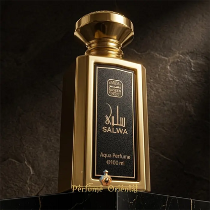 Salwa Naseem Perfume Arabe Sin Alcohol 100ml Oud Azafran Rosa Oriental Elegante Unisex