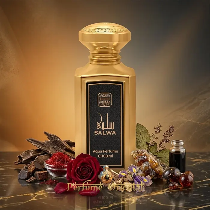 Salwa Perfume Arabe Unisex Sin Alcohol Oud Azafran Rosa Oriental Amaderado Resinoso Elegante Y Profundo