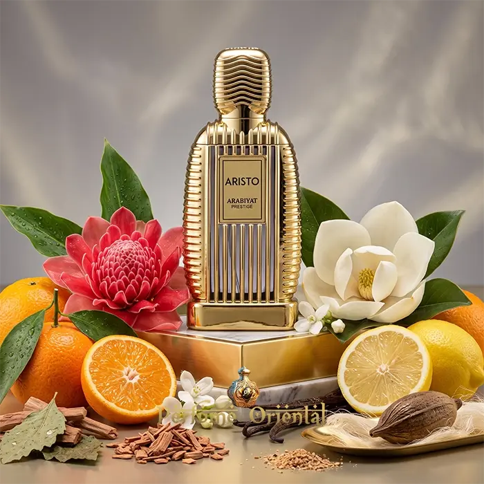 Aristo Arabiyat Prestige Perfume Árabe Hombre Aroma Fresco Con Mandarina Limón Y Maderas Cálidas