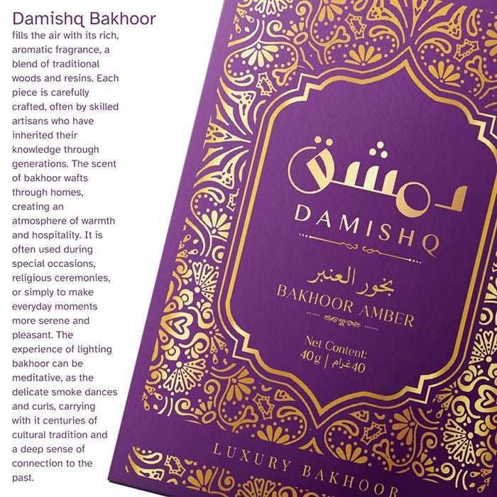 Bakhoor AL AMBER-40gr-DAMISHQ perfume oriental