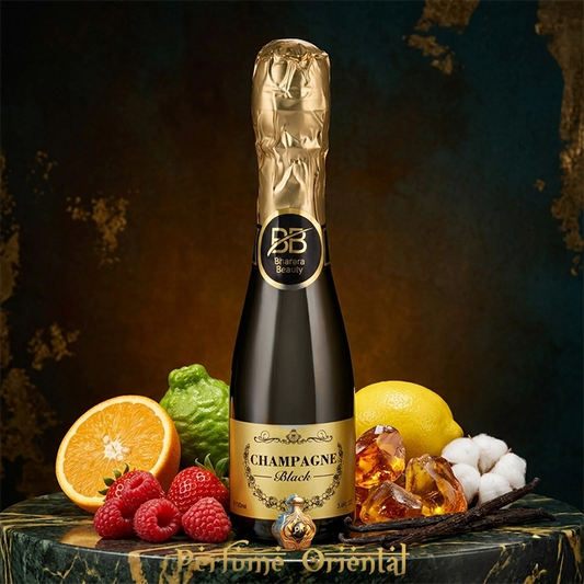 bharara champagne black perfume arabe hombre 100ml fragancia citrica fresca con vainilla almizcle blanco y ambar perfume elegante