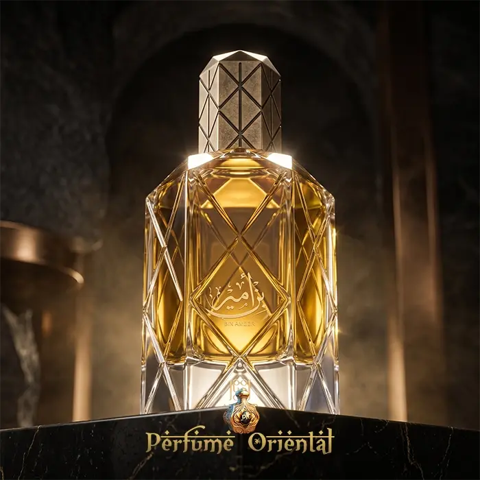 bin ameer ahmed al maghribi perfume arabe unisex 90ml extrait fragancia dulce afrutada con miel oud y ambar elegante