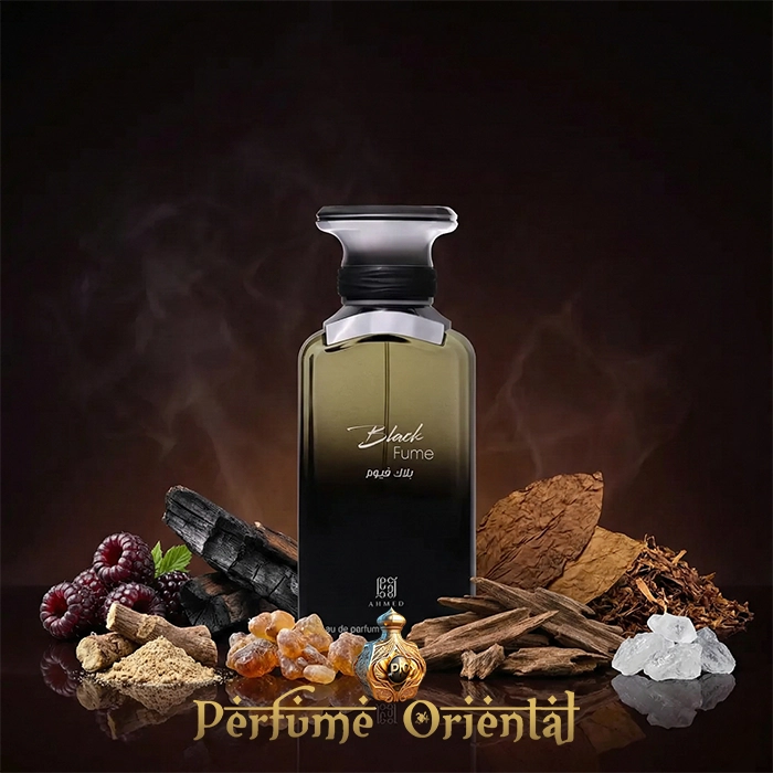 Black Fume Ahmed Al Maghribi perfume oriental frambuesa ahumada oud labdanum ambroxan lujo