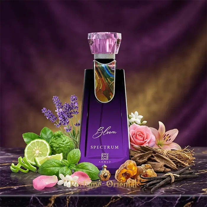 bloom spectrum ahmed al maghribi perfume arabe floral aromatico con oud femenino elegante y sofisticado de larga duracion