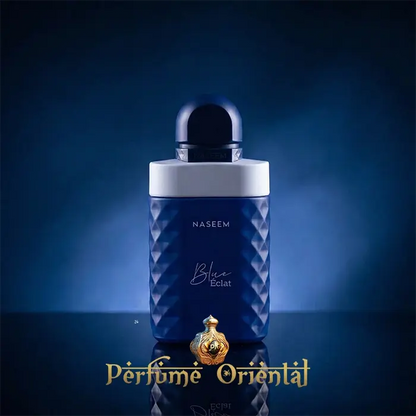 Blue Éclat Naseem 100ml perfume árabe sin alcohol frasco azul intenso elegante