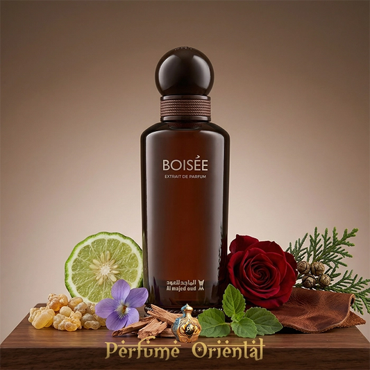 boisee al majed oud perfume arabe unisex 150ml extrait fragancia amaderada con incienso cuero cedro pachuli almizcle perfume lujo