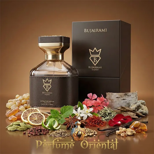 Boss Life Extrait de Parfum 100ml Bujairami perfume oriental intenso con caja y notas especiadas