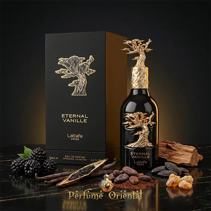 Eternal Vanille Lattafa Pride Con Caja Perfume De Vainilla Cacao Y Maderas Fragancia Arabe De Lujo