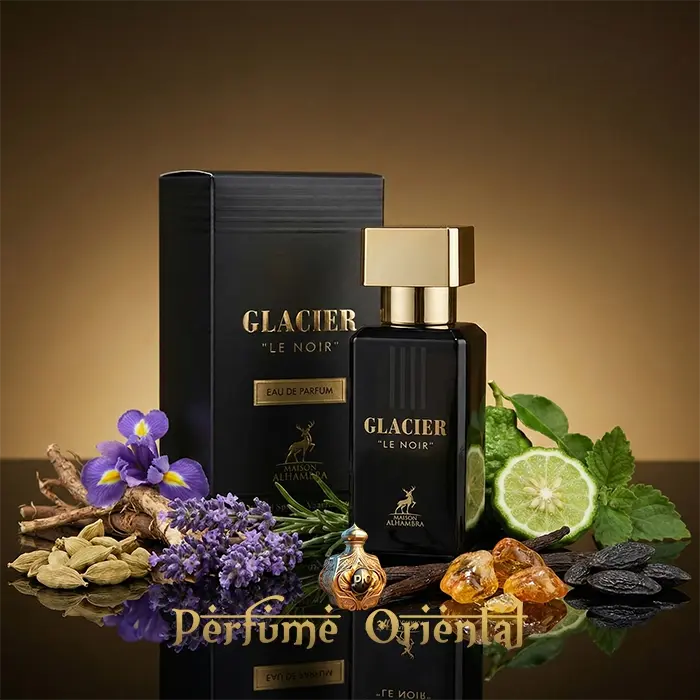 Glacier Le Noir Eau de Parfum 30ml Maison Alhambra perfume oriental intenso con notas especiadas y ambaradas