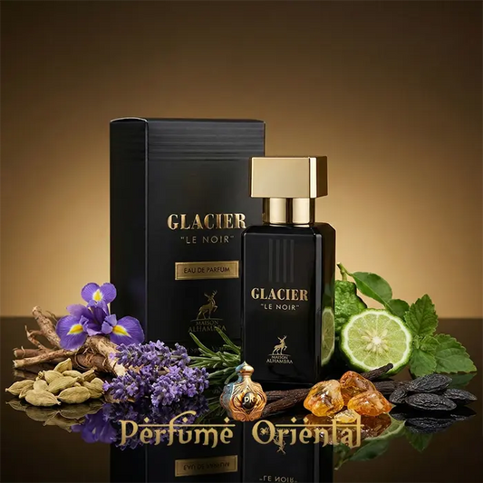 Glacier Le Noir Eau de Parfum 30ml Maison Alhambra perfume oriental intenso con notas especiadas y ambaradas