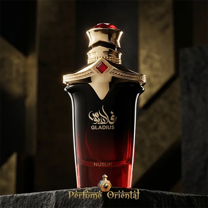 Gladius Nusuk Perfume Arabe Hombre Eau De Parfum 100ml Fragancia Amaderada Aromatica Con Frambuesa Bergamota Y Ambar Intenso