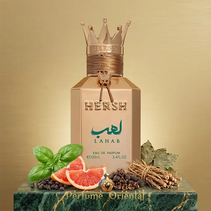 Hersh Lahab Perfume Árabe Al Ezz Oud 100ml Fragancia Aromática Con Pimienta Vetiver Y Pachuli