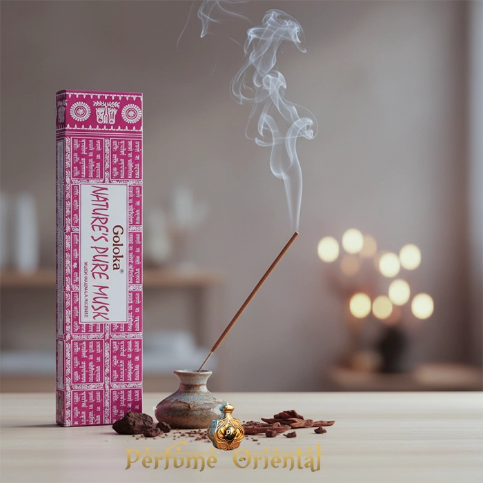 Varillas de incienso GOLOKA Musk – Fragancia natural y relajante para meditación y bienestar.