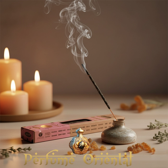 Varillas de incienso orgánico ULLAS Mirra – Hechas a mano con resinas naturales para rituales espirituales.