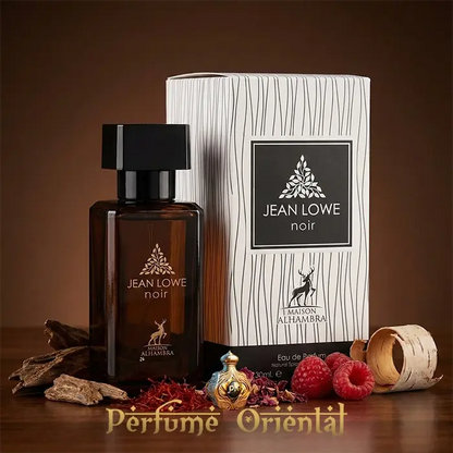 Jean Lowe Noir Eau de Parfum 30ml Maison Alhambra perfume oriental intenso con caja y notas amaderadas