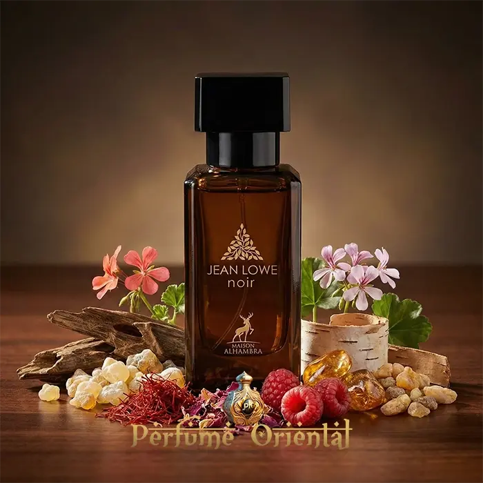 Perfume oriental Jean Lowe Noir 30ml Maison Alhambra con acordes cálidos, resinosos y especiados