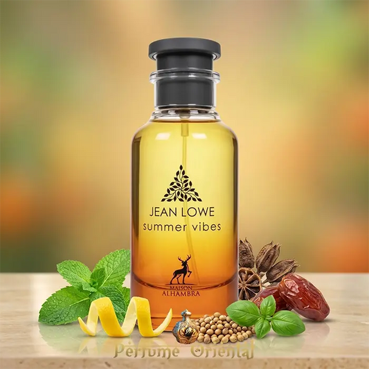 Jean Lowe Summer Vibes Perfume Oriental Unisex Fresco Citrico Con Toque Frutal Y Verde Elegante Diario