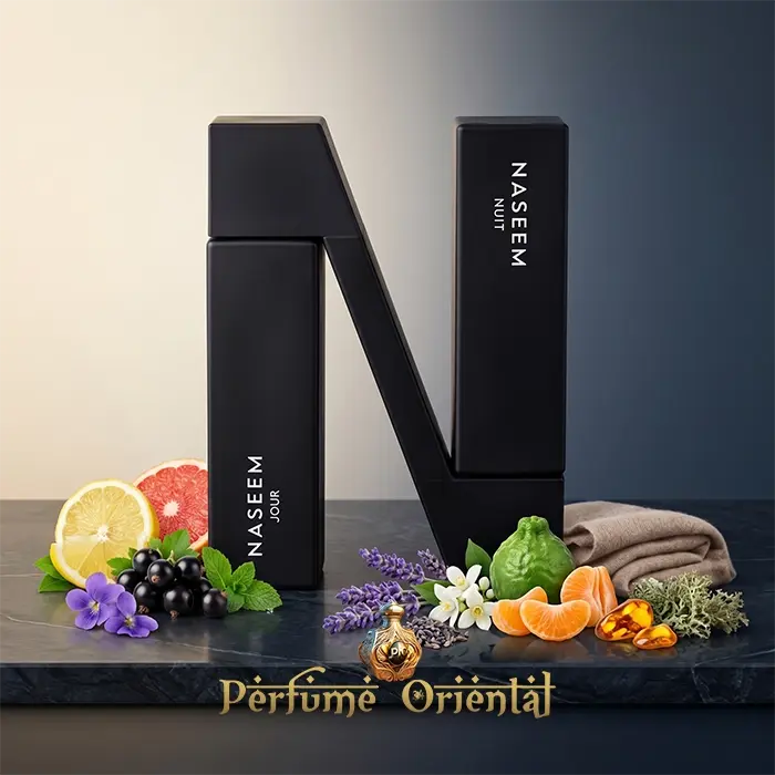 Jour And Nuit Perfume Arabe Unisex Dos Fragancias En Uno Dia Fresco Y Noche Intenso Con Notas Citrico Floral Amaderado