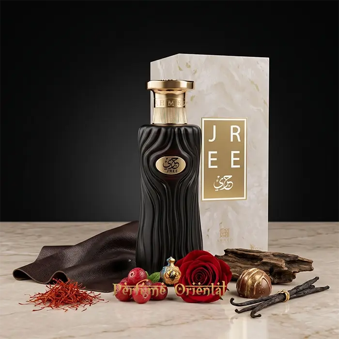 JRee Ahmed Al Maghribi Con Caja Perfume Arabe Extrait De Parfum Cuero Dulce Con Oud Y Praline