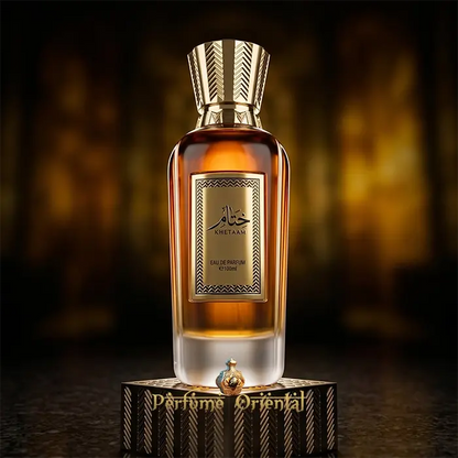 Khetaam Ahmed Al Maghribi Perfume Arabe Masculino 100ml Fragancia Aromatica Amaderada Con Cuero Elegante