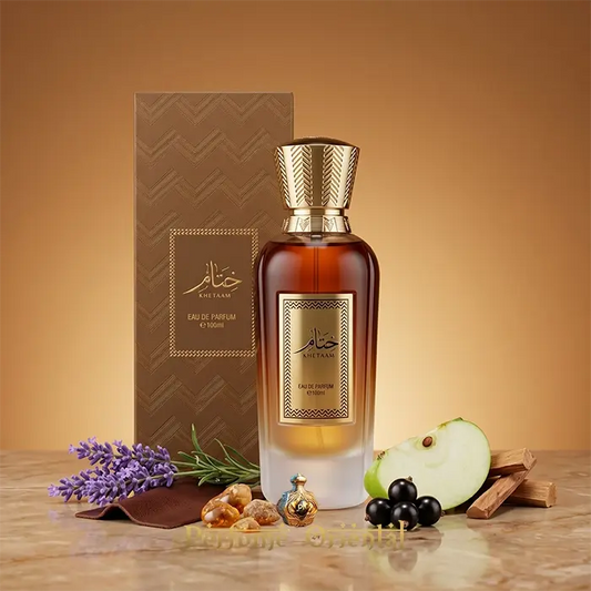 Khetaam Ahmed Al Maghribi Con Caja Perfume Arabe Masculino Elegante Con Notas Aromaticas Y Amaderadas