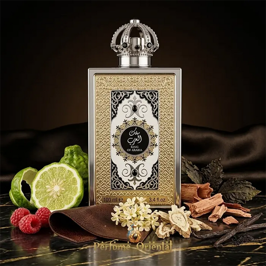 King Of Arabia Lattafa Pride Perfume Oriental Masculino Cuero Dulce Amaderado Intenso Elegante Sofisticado