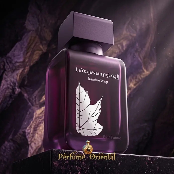 La Yuqawam Jasmine Wisp Rasasi Perfume Arabe Mujer Frutal Floral Vainilla Ambar Flores Blancas 75ml