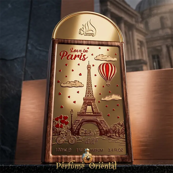 Love In Paris Lattafa Pride Perfume Arabe Unisex 100ml Fragancia Dulce Gourmand Caramelo Frutal Elegante