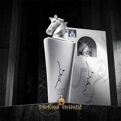 Maahir Honor Lattafa Perfume Arabe Unisex 100ml Fragancia Citrica Aromatica Herbal Fresca Elegante Inspiracion Torino21