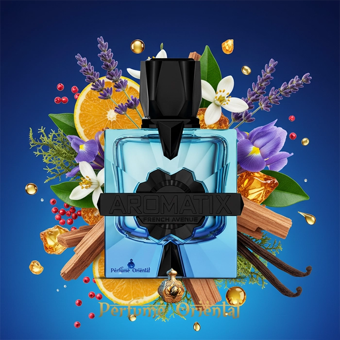 MAGNETIQ de AROMATIX X FRENCH AVENUE Eau de Parfum 100 ml – fragancia oriental amaderada aromática con bergamota, lavanda, flor de azahar y vainilla – Perfume Oriental