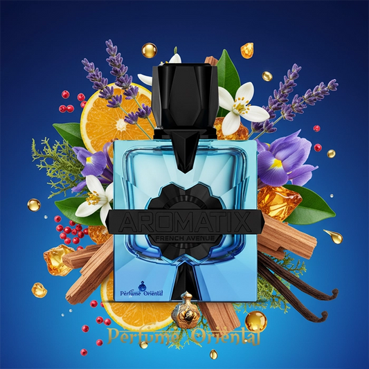MAGNETIQ de AROMATIX X FRENCH AVENUE Eau de Parfum 100 ml – fragancia oriental amaderada aromática con bergamota, lavanda, flor de azahar y vainilla – Perfume Oriental