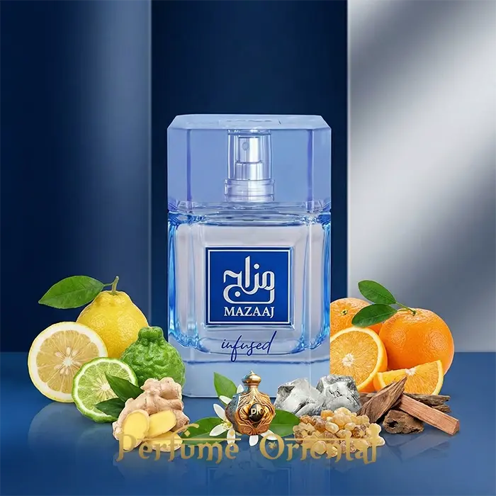Mazaaj Infused perfume Zimaya 100ml fresh citrus aromatic fragrance product image