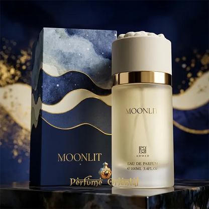 moonlit ahmed al maghribi perfume arabe femenino 100ml fragancia floral afrutada luminosa con jazmin y vainilla elegante