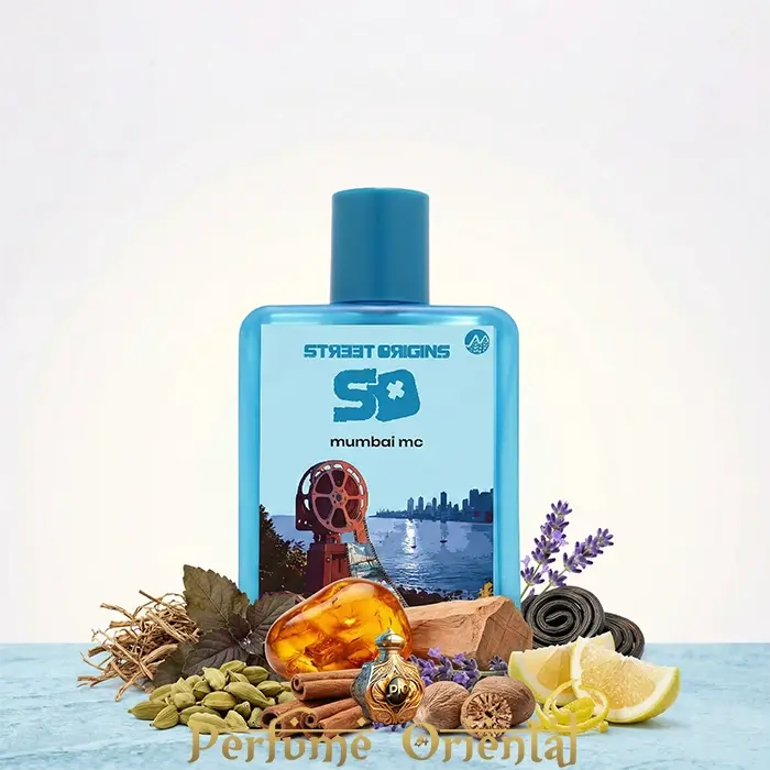 Perfume árabe Mumbai MC Street Origins 75ml – fragancia fresca especiada con limón, ámbar y lavanda