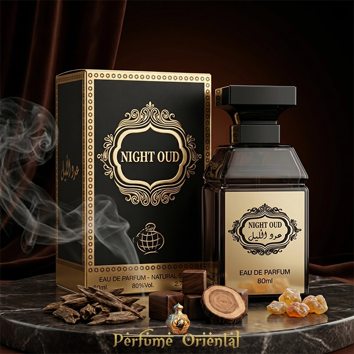 Perfume NIGHT OUD DE FRAGRANCE WORLD EDP 80ML-Unisex Perfume Oriental