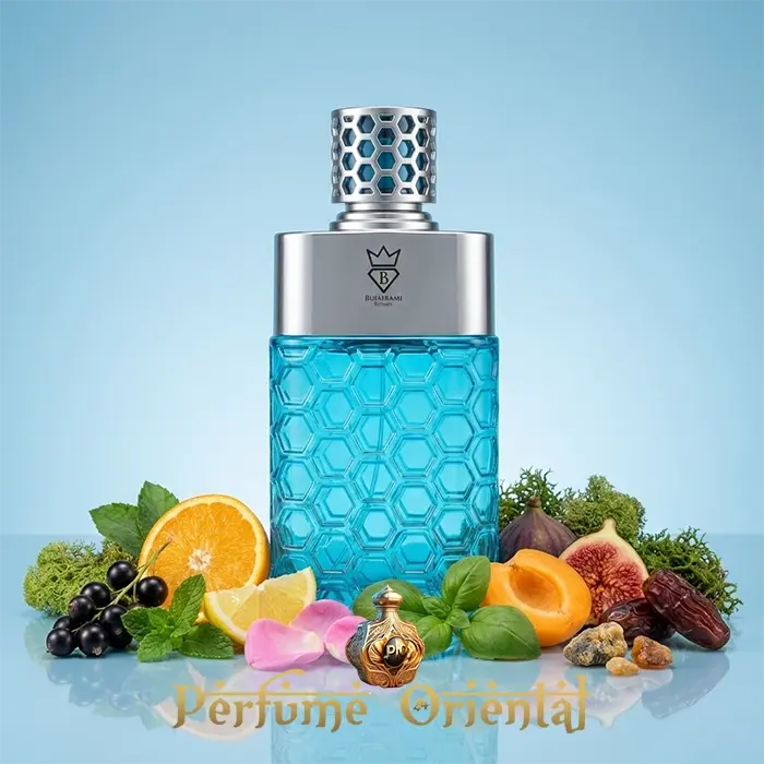 Perfume oriental No Limit 100ml Bujairami Perfumes fragancia fresca con frutas y acordes acuáticos