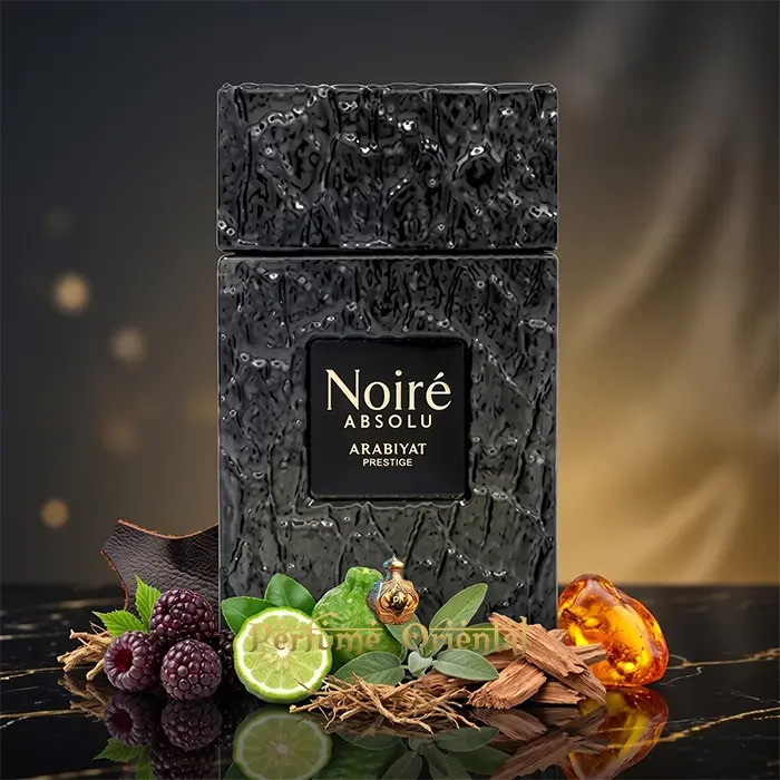 Noire Absolu Perfume Hombre Sofisticado Con Acorde Cuero Ambar Maderas Y Salida Frutal Moderna