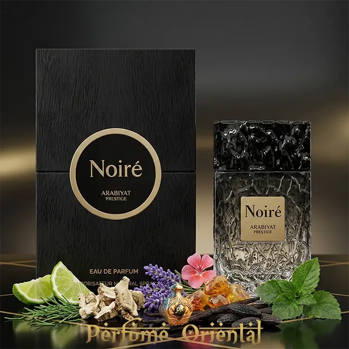 Noiré Arabiyat Prestige 100ml perfume árabe Eau de Parfum con caja original – notas cítricas, lavanda, maderas y resinas