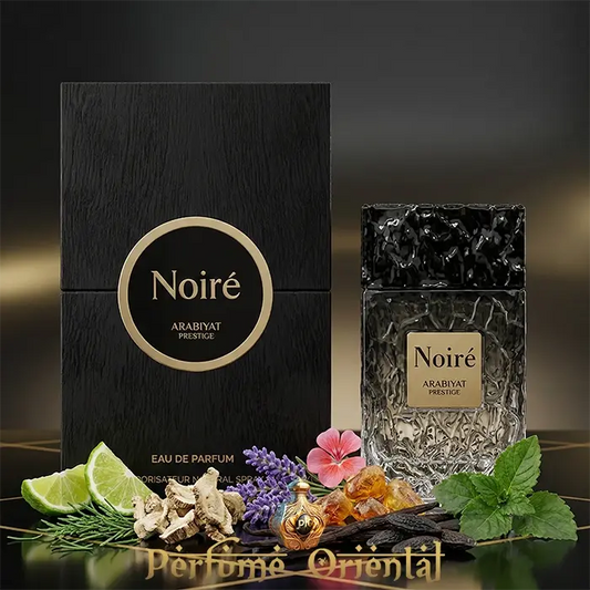 Noiré Arabiyat Prestige 100ml perfume árabe Eau de Parfum con caja original – notas cítricas, lavanda, maderas y resinas