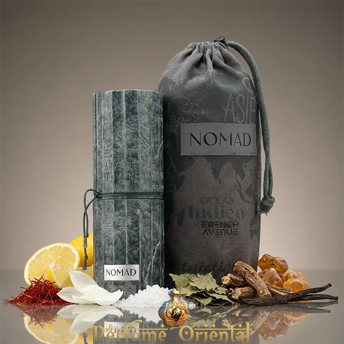 Nomad French Avenue Extract de Parfum 100ml perfume árabe masculino con limón, azafrán, notas marinas y fondo ambarado-amaderado