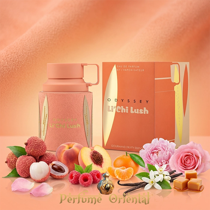 Odyssey LiChi Lush Armaf Perfume Con Caja Presentación Completa Fragancia Floral Afrutada Y Gourmand