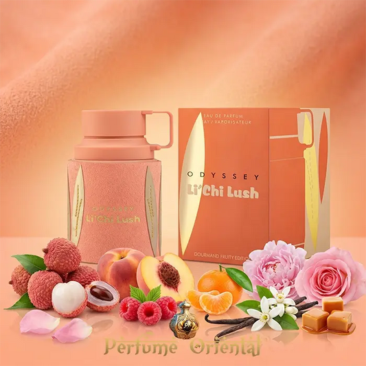 Odyssey LiChi Lush Armaf Perfume Con Caja Presentación Completa Fragancia Floral Afrutada Y Gourmand