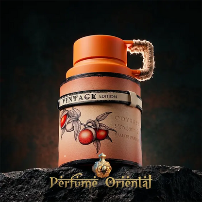 odyssey mandarin sky vintage edition armaf perfume arabe unisex 100ml frasco naranja fragancia citrica elegante con mandarina y ambar
