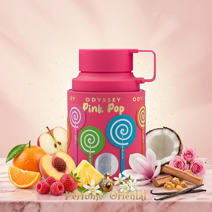 Odyssey Pink Pop Armaf Perfume Árabe Mujer Fragancia Dulce Con Frutas Tropicales Vainilla Y Almizcle
