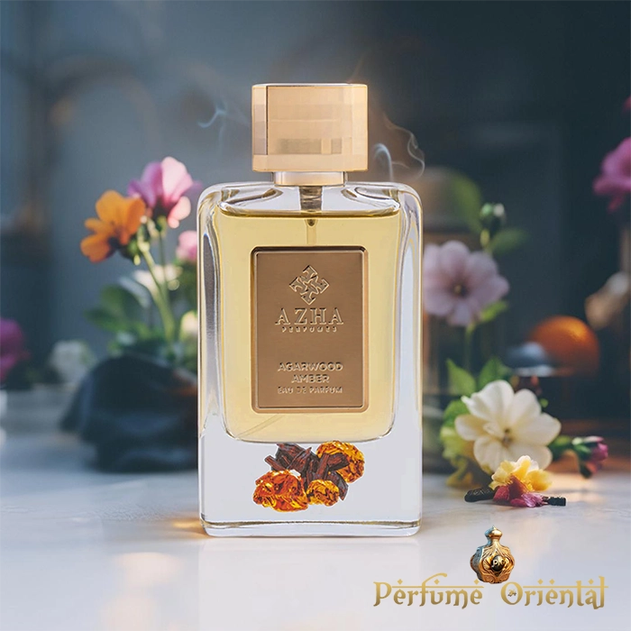 AGARWOOD AMBER de AZHA PERFUMES – Perfume oriental floral ambarado con oud, incienso y vainilla, unisex y de alta duración